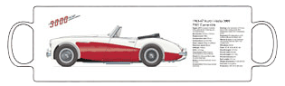 Austin Healey 3000 MkIII Convertible 1963-67 Mug 2